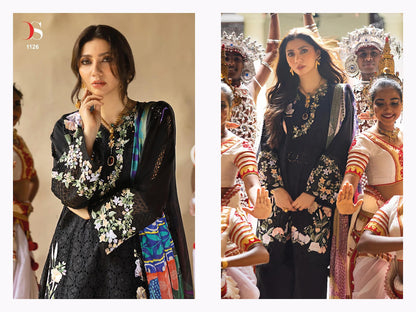 Mushq 25 Deepsy Cotton Pakistani Patch Work Suits Wholesaler Gujarat