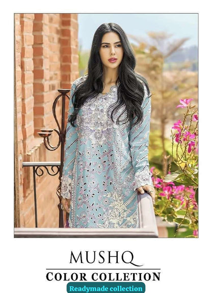 Mushq Color Collection 3533 Shree Fabs Lawn Pakistani Readymade Suits Wholesaler