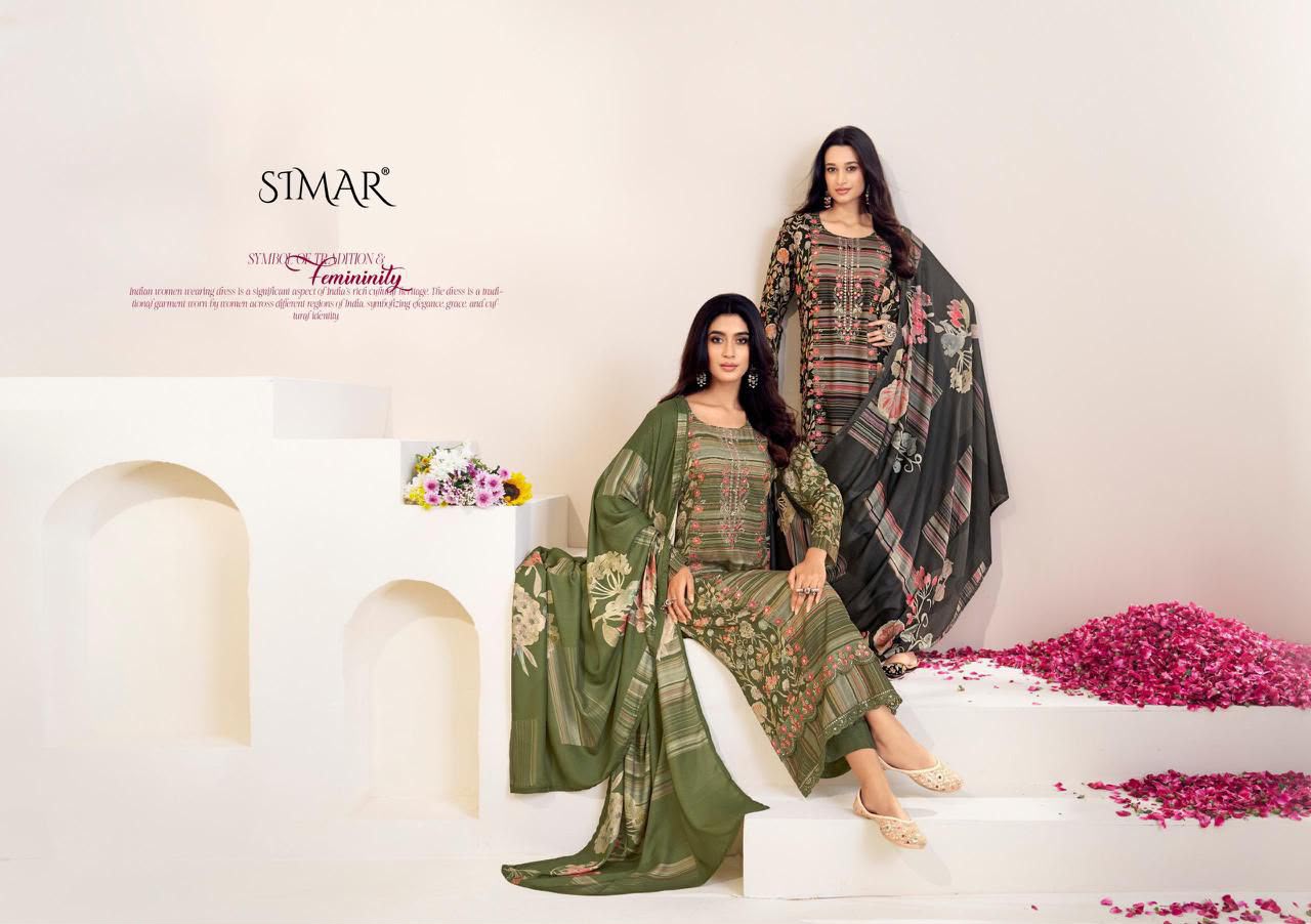 Mushq Organza Simar Viscose Pant Style Suits Wholesale Price
