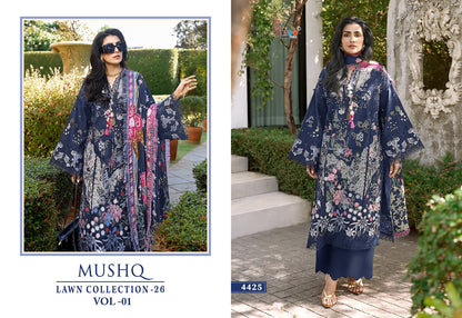 Mushq Vol 1 Lawn Collection 26 Shree Fabs Cotton Pakistani Salwar Suits Exporter Gujarat