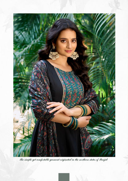 Muskaan Mittoo Modal Silk Readymade Anarkali Suits Wholesale Price