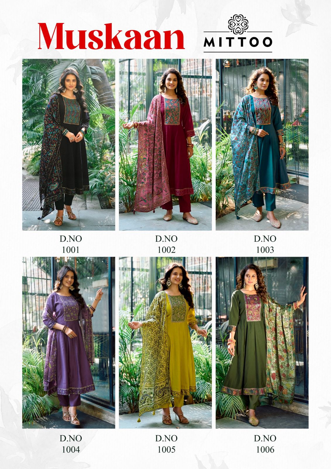Muskaan Mittoo Modal Silk Readymade Anarkali Suits Wholesale Price