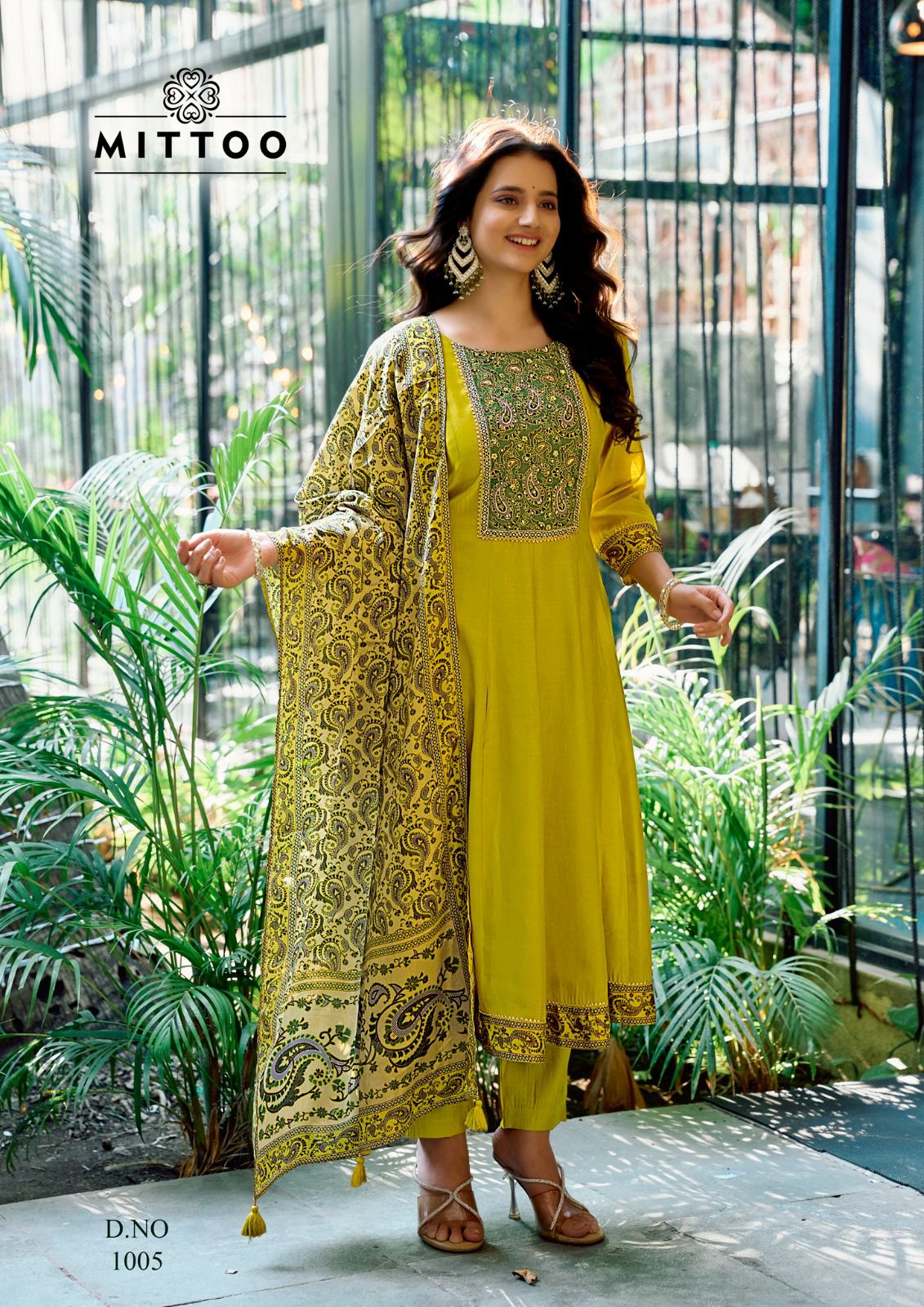 Muskaan Mittoo Modal Silk Readymade Anarkali Suits Wholesale Price