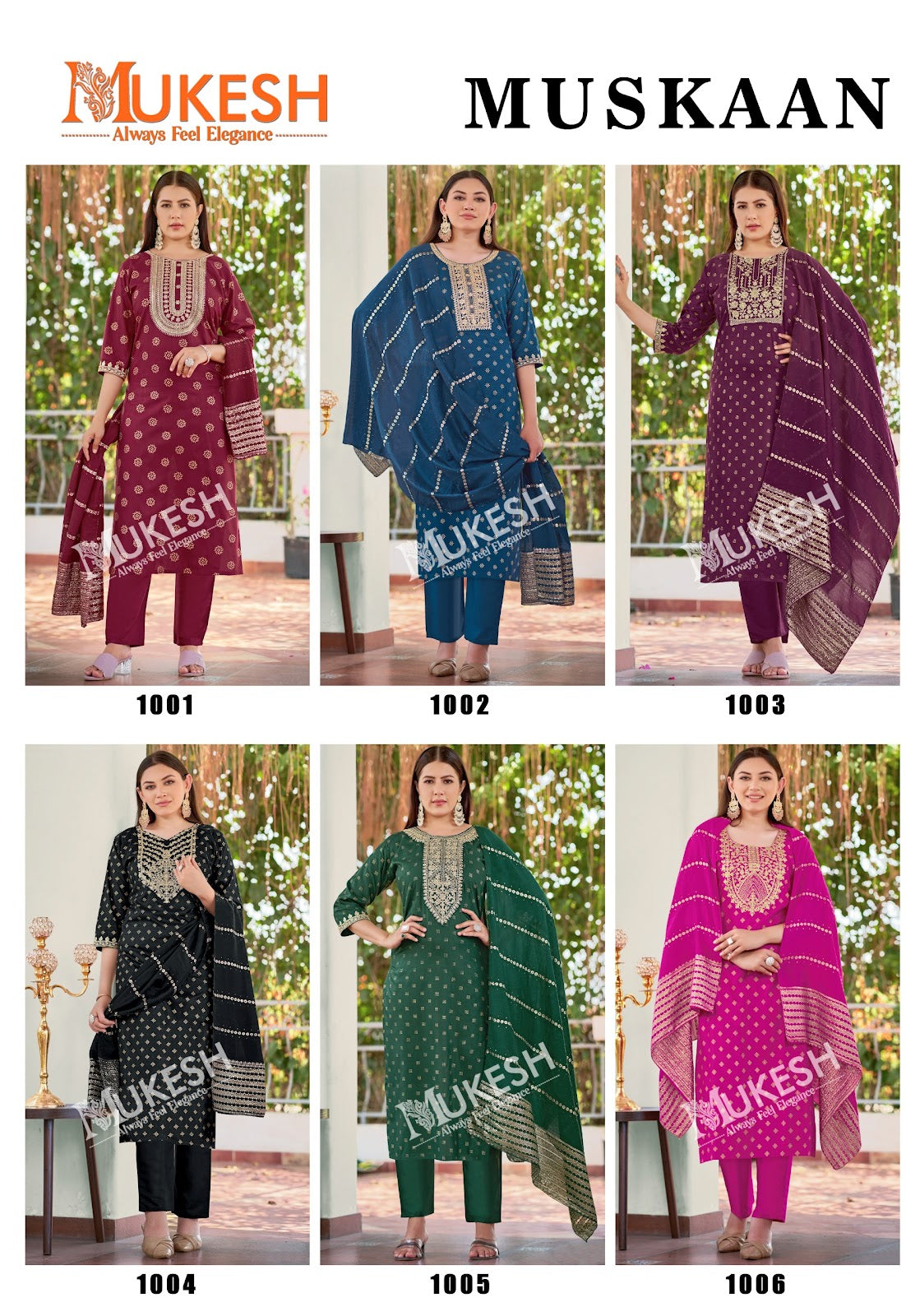 Muskaan Mukesh Banwery Rayon 14Kg Readymade Pant Style Suits Wholesale