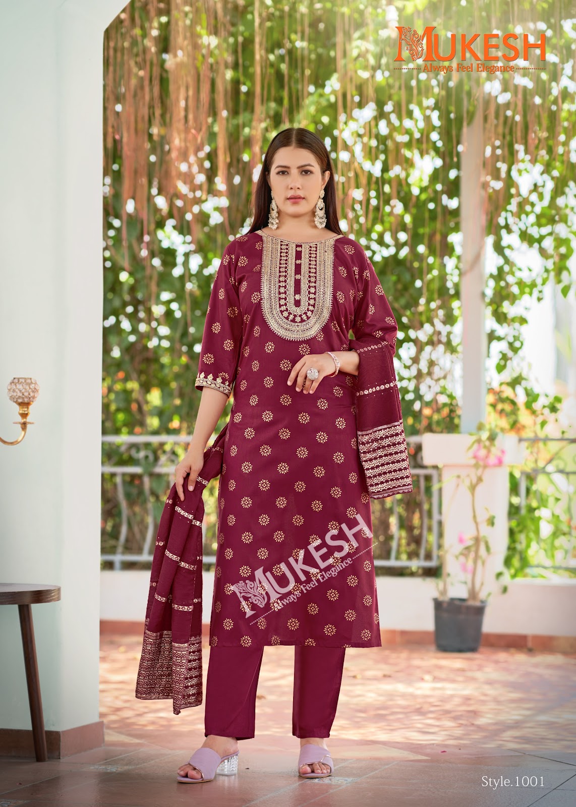 Muskaan Mukesh Banwery Rayon 14Kg Readymade Pant Style Suits Wholesale