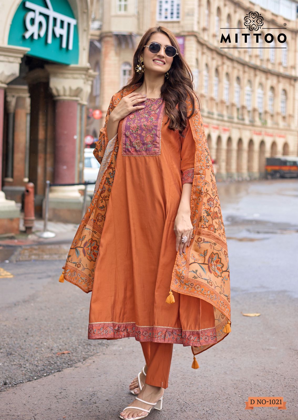 Muskaan Vol 2 Mittoo Modal Silk Readymade Anarkali Suits Exporter