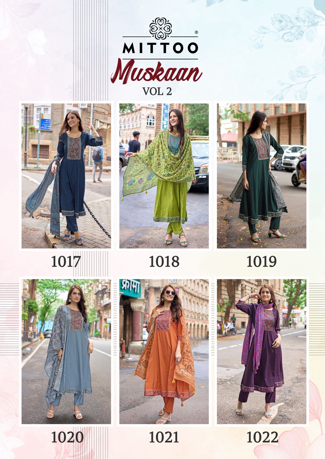 Muskaan Vol 2 Mittoo Modal Silk Readymade Anarkali Suits Exporter