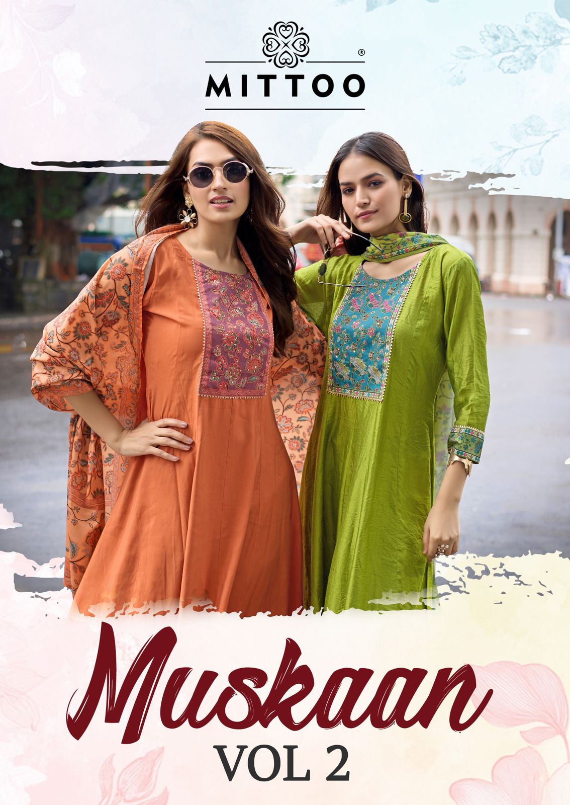 Muskaan Vol 2 Mittoo Modal Silk Readymade Anarkali Suits Exporter
