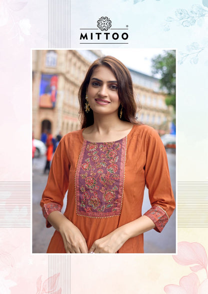 Muskaan Vol 2 Mittoo Modal Silk Readymade Anarkali Suits Exporter