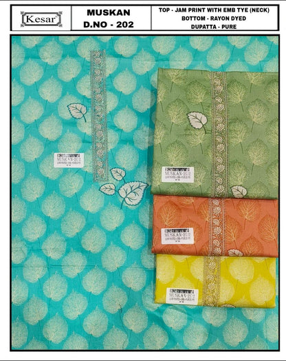 Muskan 2306 Kesar Salwar Suits Wholesale Price