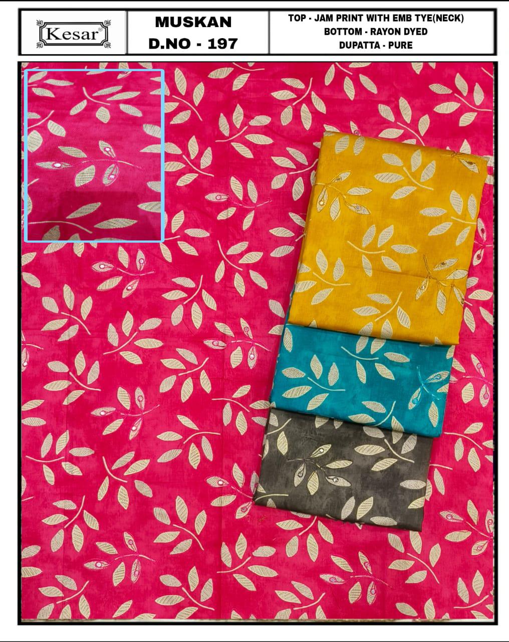 Muskan 2306 Kesar Salwar Suits Wholesale Price