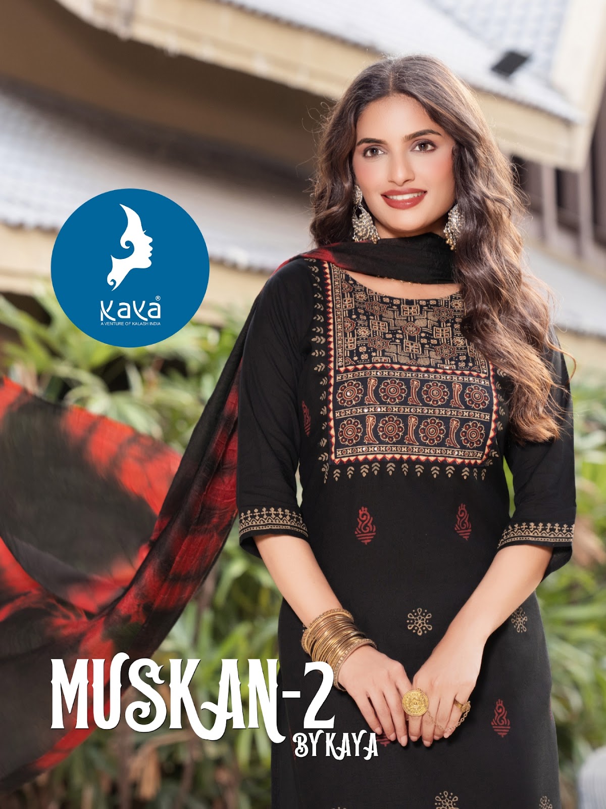 Muskan 2 Kaya Reyon Readymade Pant Style Suits Manufacturer
