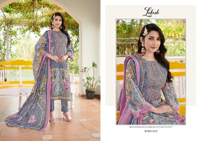 Muskan Lokesh Cambric Lawn Karachi Salwar Suits Exporter Gujarat