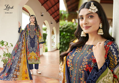 Muskan Lokesh Cambric Lawn Karachi Salwar Suits Exporter Gujarat