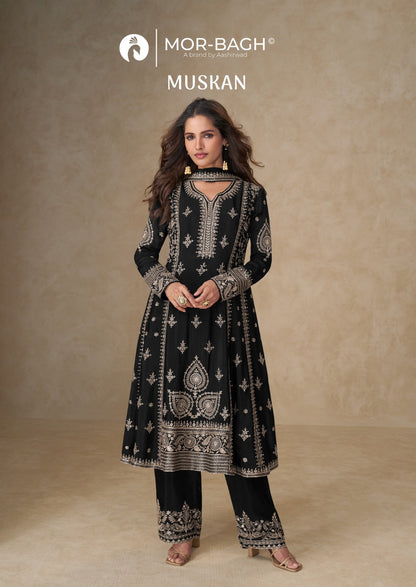 Muskan Mor Bagh Chinon Readymade Suits Supplier Gujarat