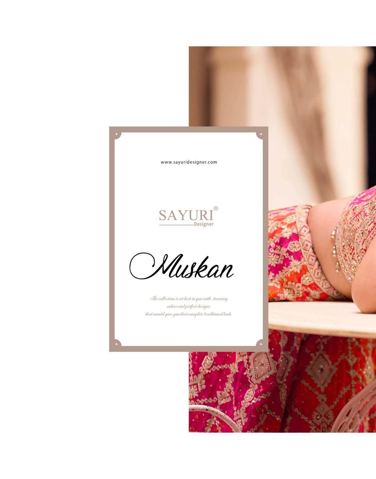 Muskan Sayuri Chinon Indo Western Pair Manufacturer