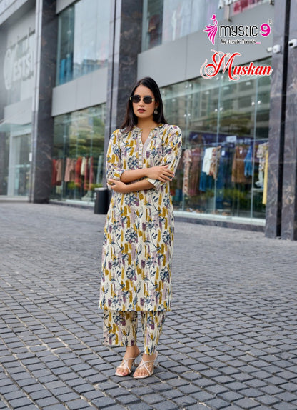 Muskan Vol 1 Mystic 9 Cotton Co Ord Set Wholesaler