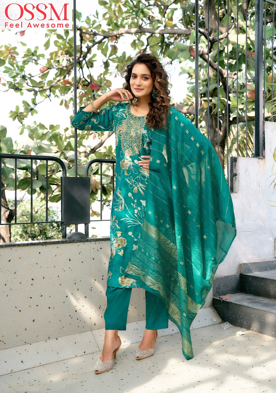 Muskan Vol 7 Ossm Vetican Silk Readymade Pant Style Suits Wholesale Price