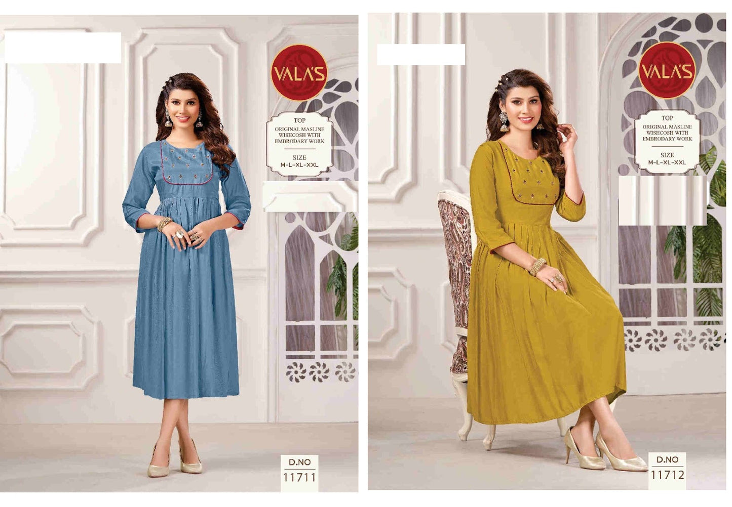 Muslin-2206 Valas Anarkali Kurtis Exporter