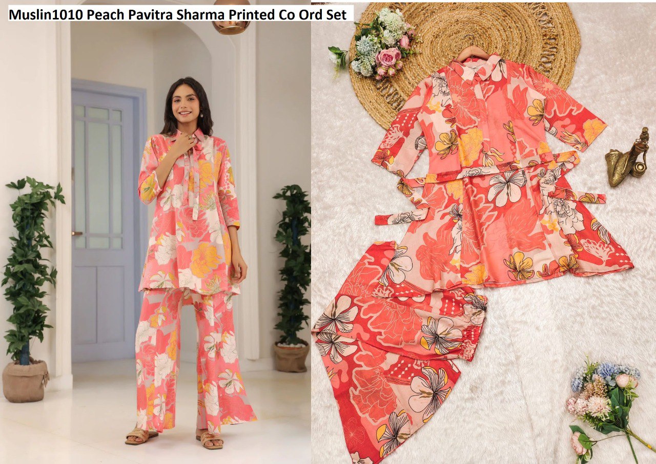 Muslin1010 Pavitra Sharma Premium Co Ord Set Manufacturer
