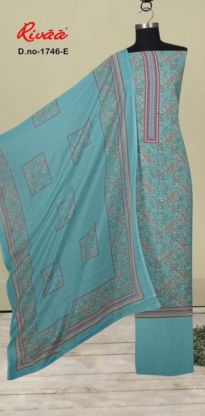 Muslin Digital Rivaa Salwar Suits Wholesale Price