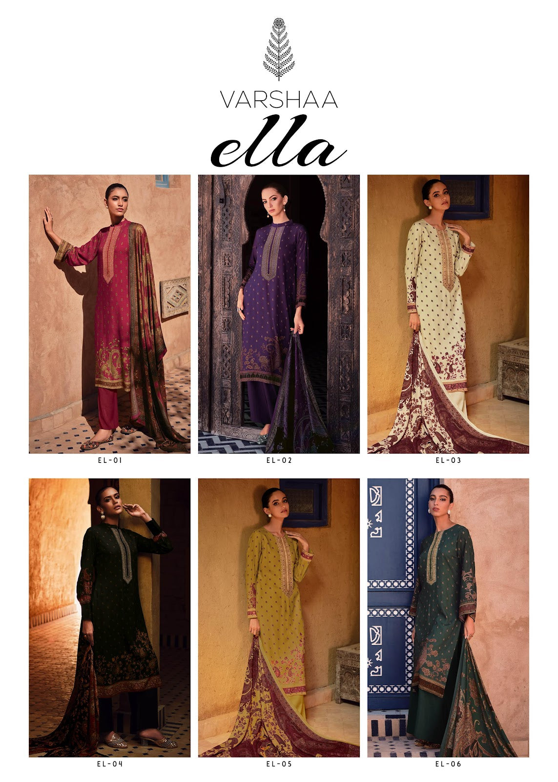 Muslin Varshaa Muslin Plazzo Style Suits Wholesale