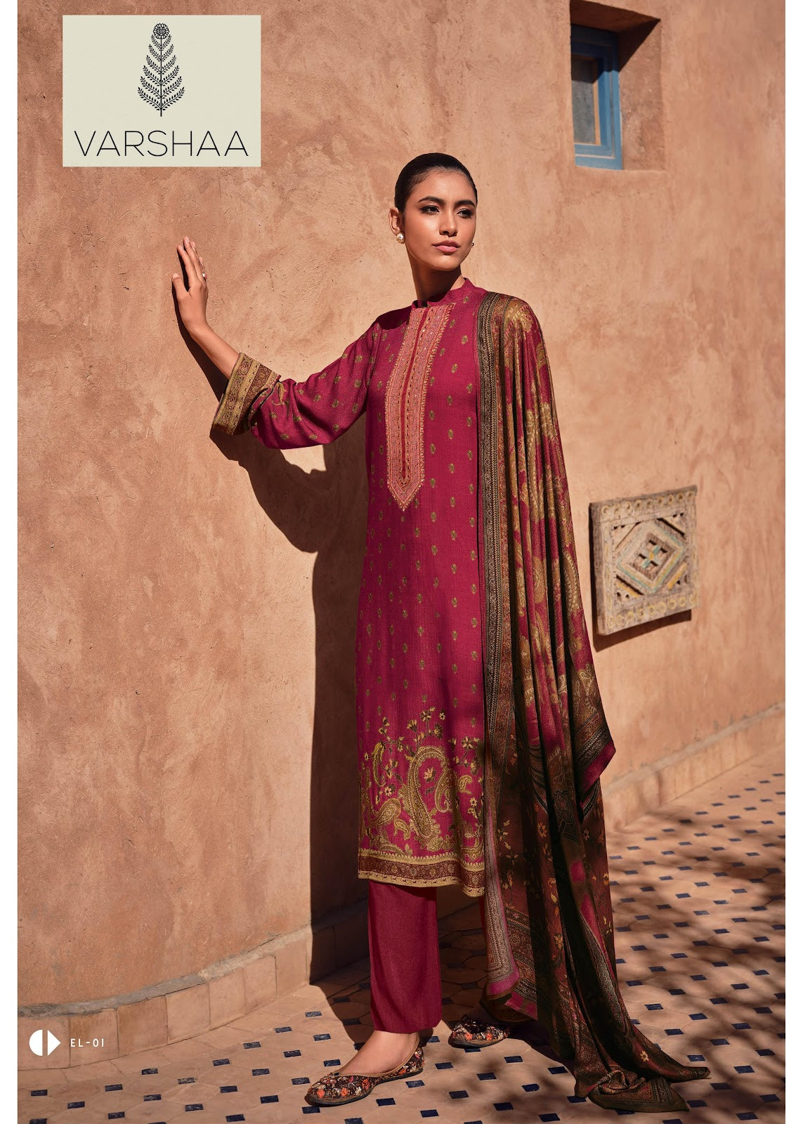 Muslin Varshaa Muslin Plazzo Style Suits Wholesale