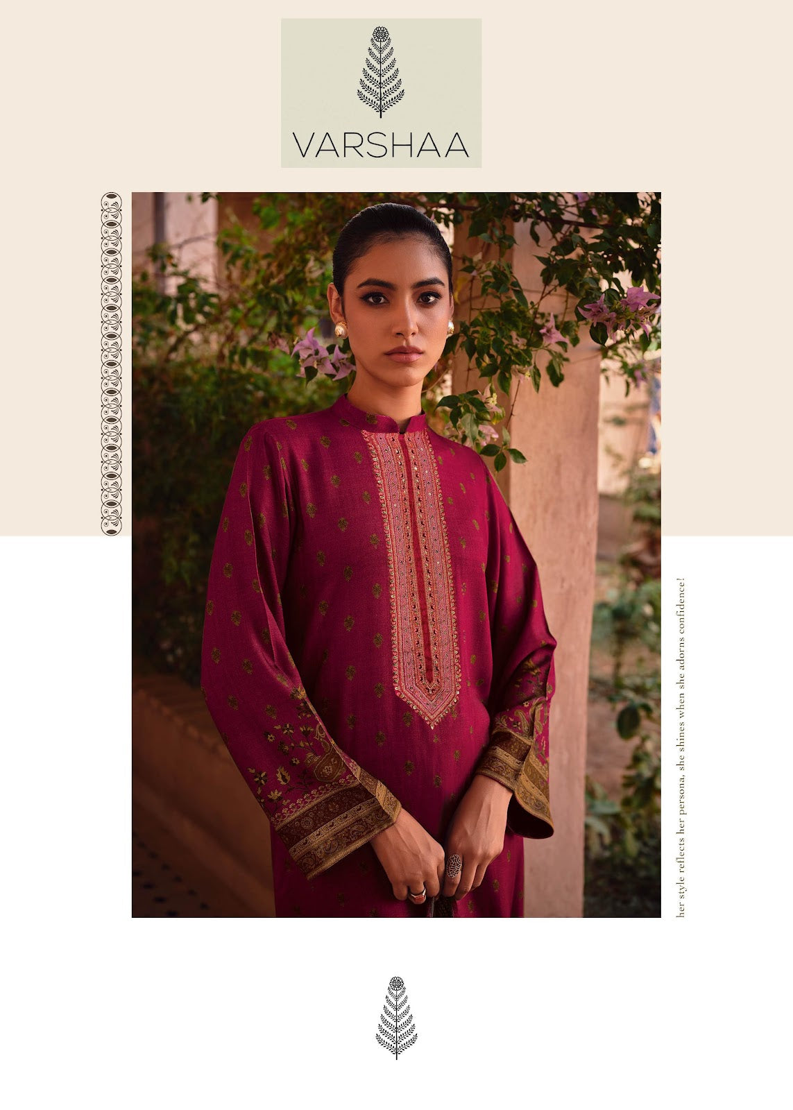 Muslin Varshaa Muslin Plazzo Style Suits Wholesale