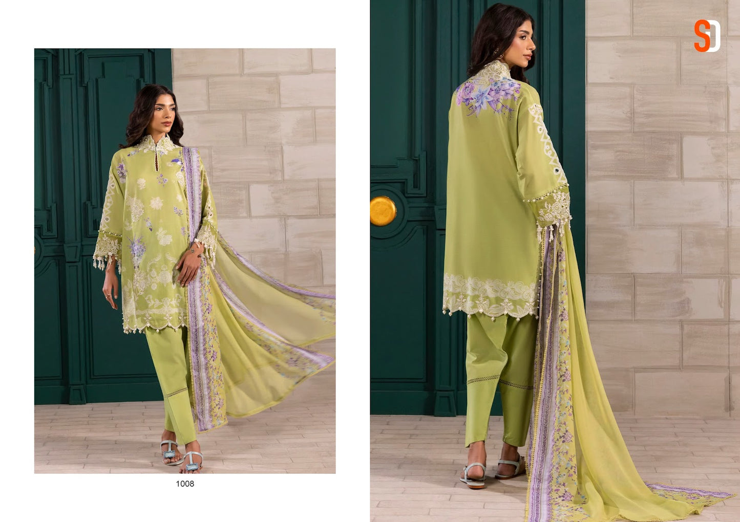 Muzlin Sana Safinaz Shraddha Designer Lawn Cotton Pakistani Patch Work Suits Supplier