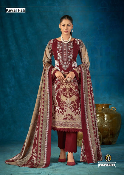 Muzlin Vol 1 Mizaj Keval Fab Soft Cotton Karachi Salwar Suits Wholesale Price