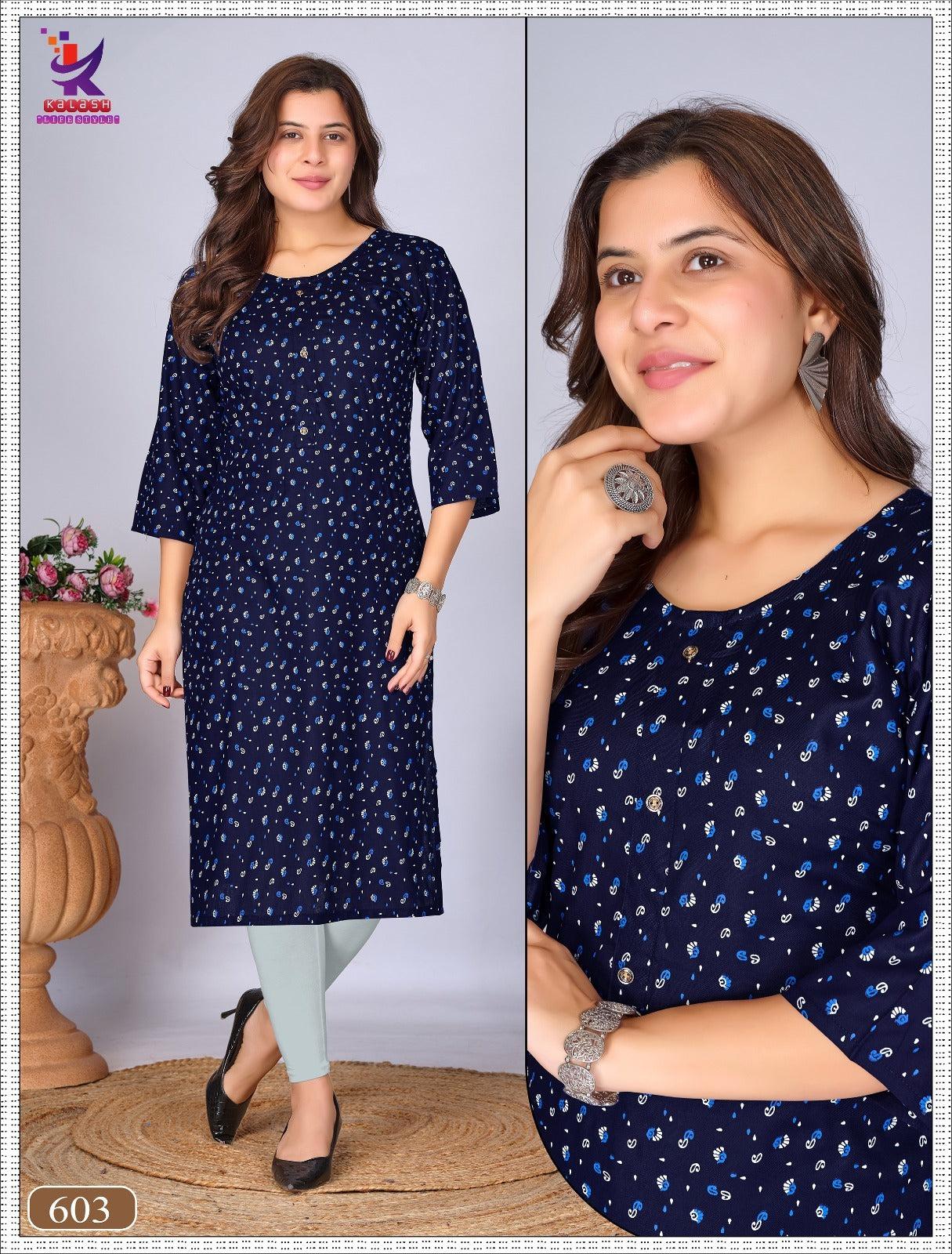 My Beauty Mlm Kalash Lifestyle Rayon 14Kg Long Straight Kurti Supplier