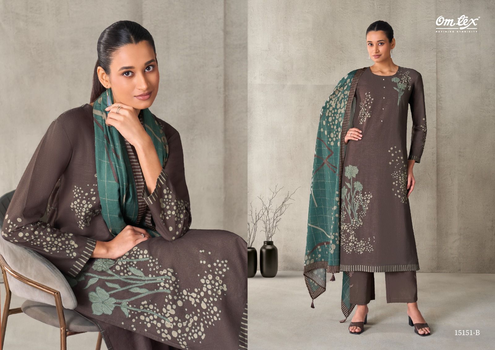 Myesha Omtex Cotton Pant Style Suits Manufacturer Ahmedabad