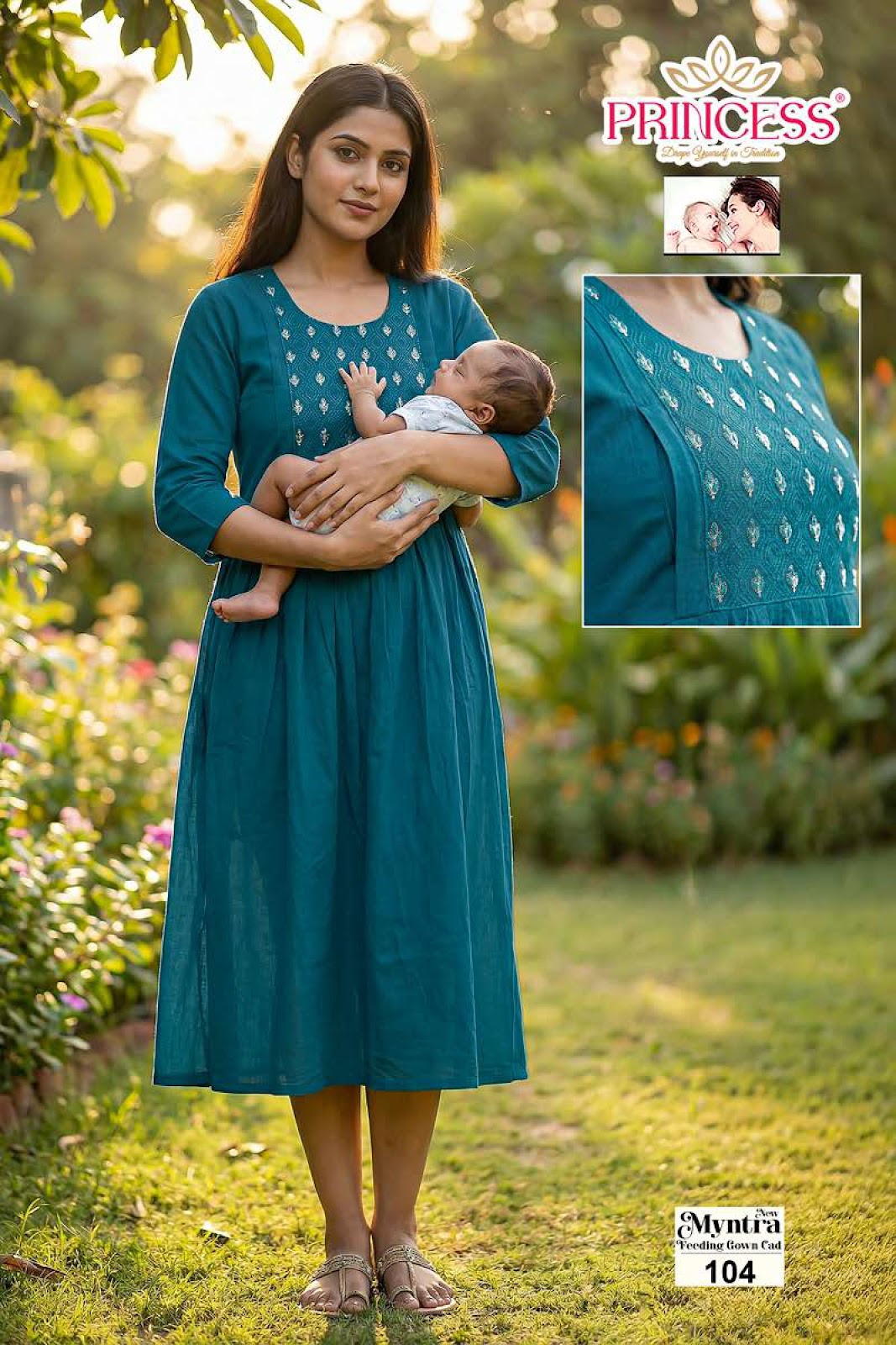 Myntra Princess Creation Heavy Rayon Feeding Kurtis Exporter Gujarat –  Kavya Style Plus