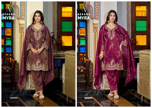 Myra Afsana Cosmos Pakistani Readymade Suits Wholesaler India