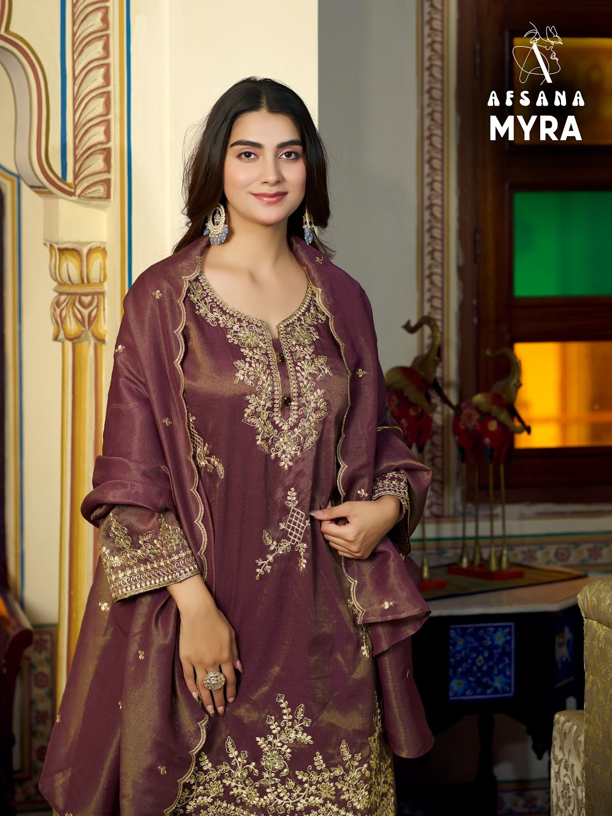 Myra Afsana Cosmos Pakistani Readymade Suits Wholesaler India