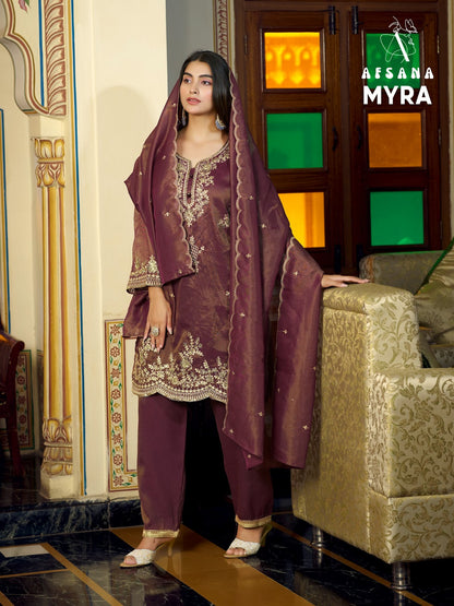 Myra Afsana Cosmos Pakistani Readymade Suits Wholesaler India