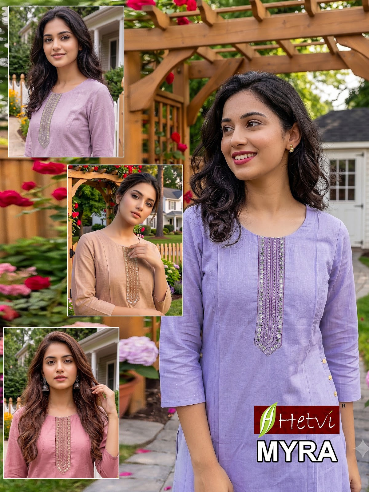Myra Hetvi Silk Anarkali Kurtis Wholesale Price