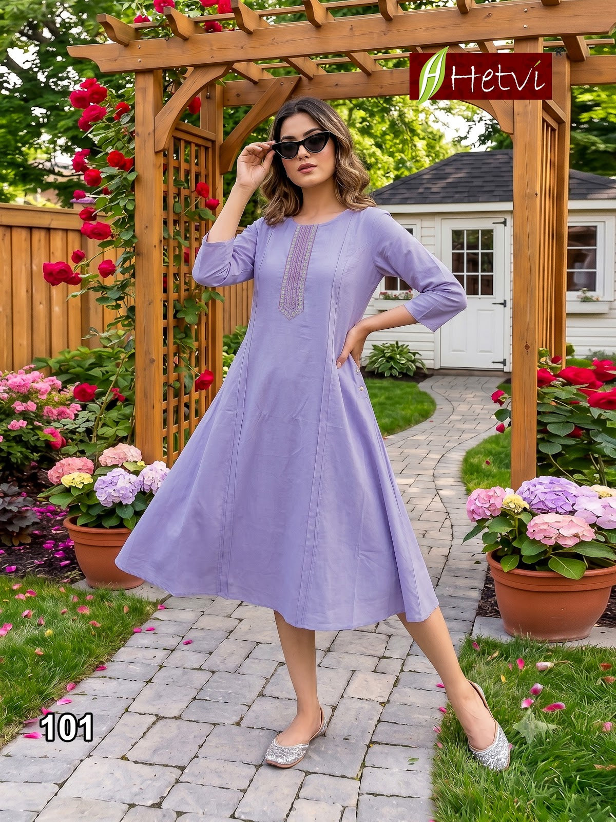 Myra Hetvi Silk Anarkali Kurtis Wholesale Price