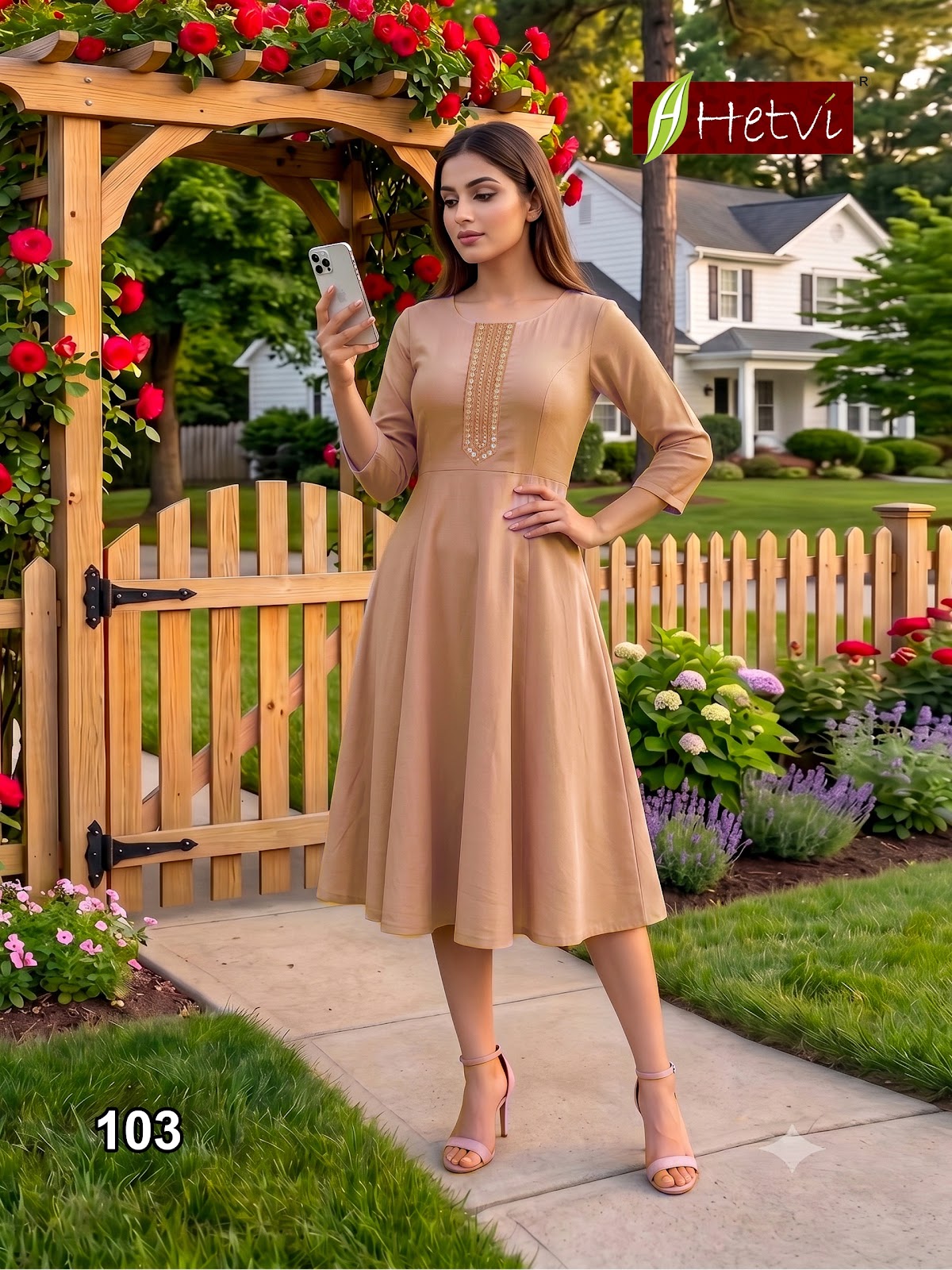 Myra Hetvi Silk Anarkali Kurtis Wholesale Price