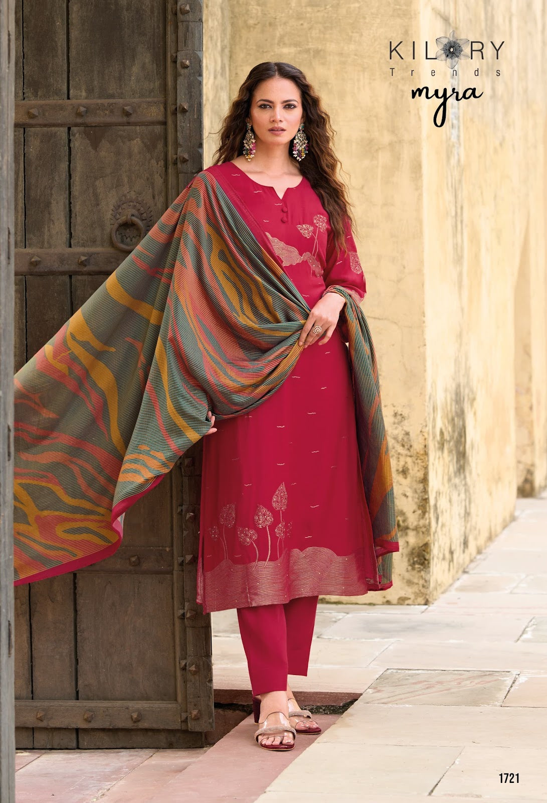 Myra Kilory Pure Muslin Pant Style Suits Manufacturer Gujarat