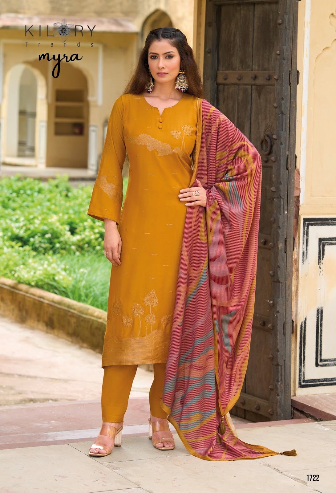 Myra Kilory Pure Muslin Pant Style Suits Manufacturer Gujarat