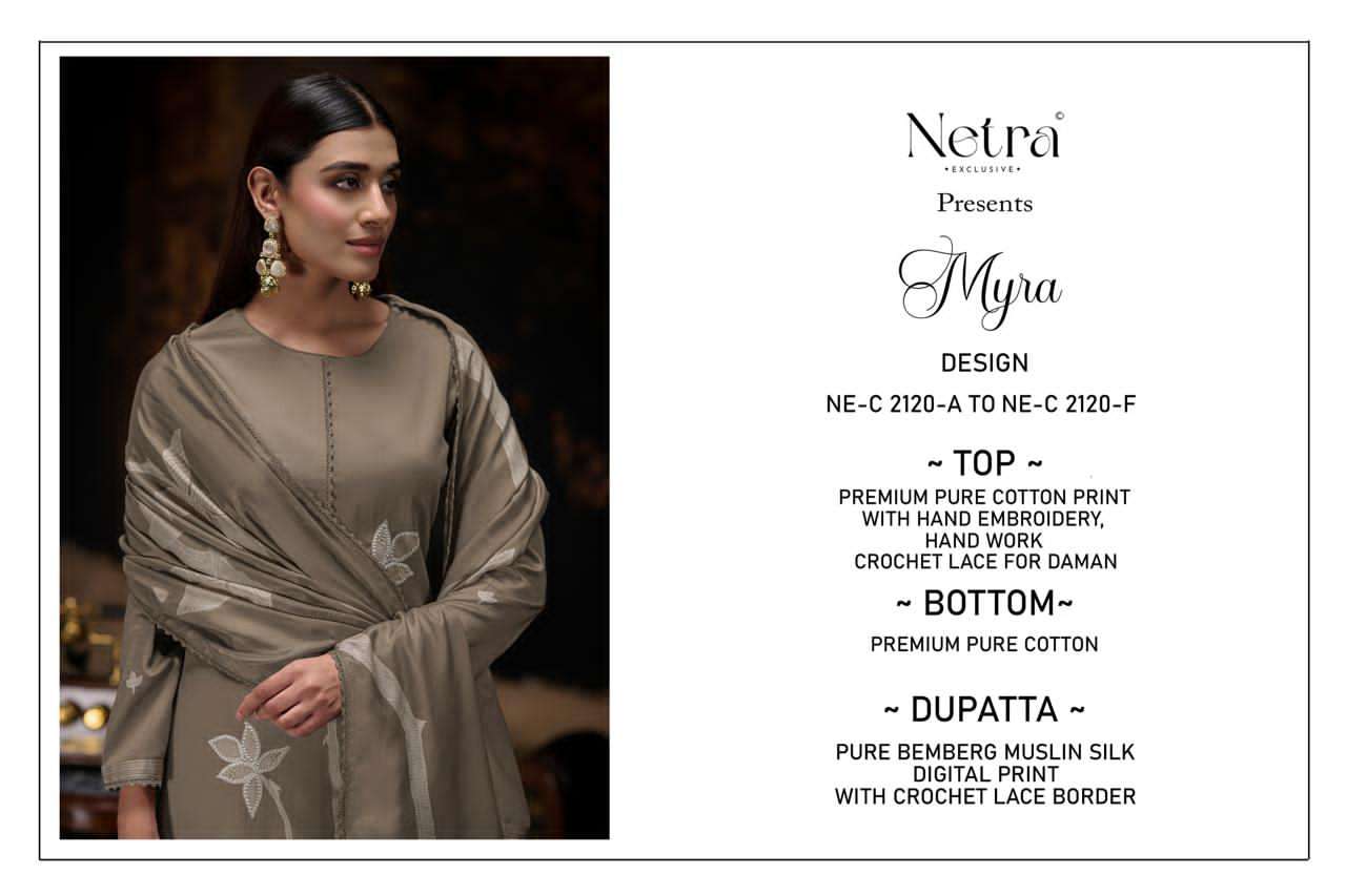 Myra Netra Cotton Pant Style Suits Wholesaler Ahmedabad