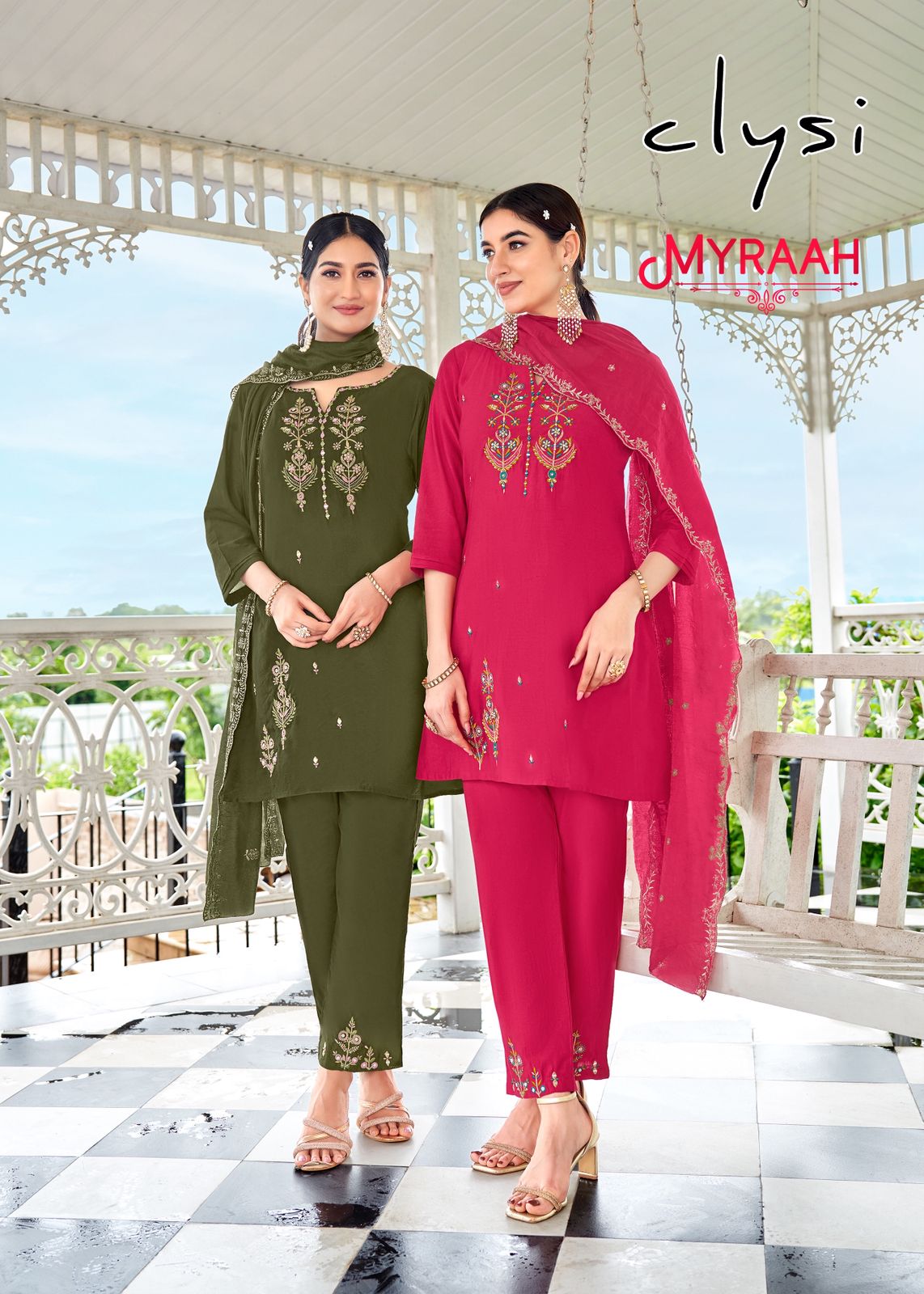 Myraah Clysi Gadwal Readymade Suits Exporter Ahmedabad