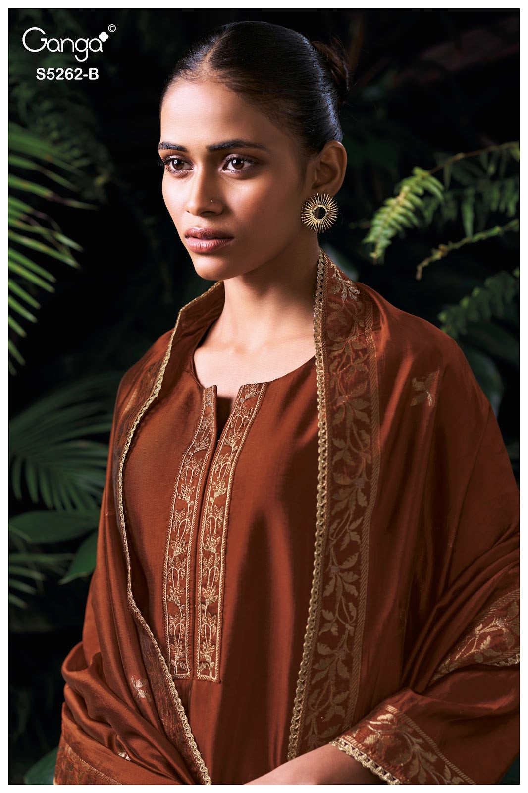 Myren S5262 Ganga Woven Silk Pant Style Suits Exporter Ahmedabad