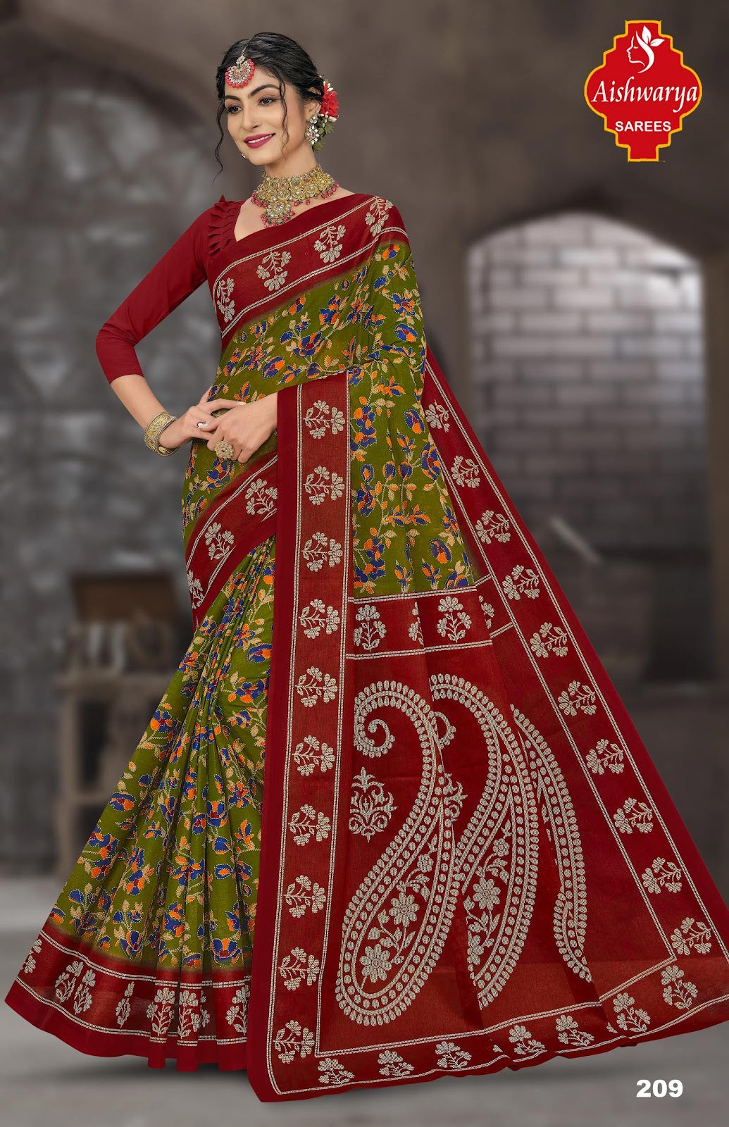 Mysore Masleen Vol 2 Aishwarya Cotton Sarees Supplier Gujarat