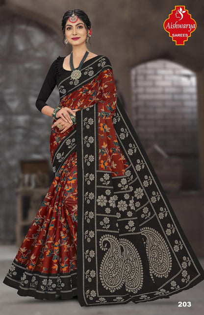 Mysore Masleen Vol 2 Aishwarya Cotton Sarees Supplier Gujarat