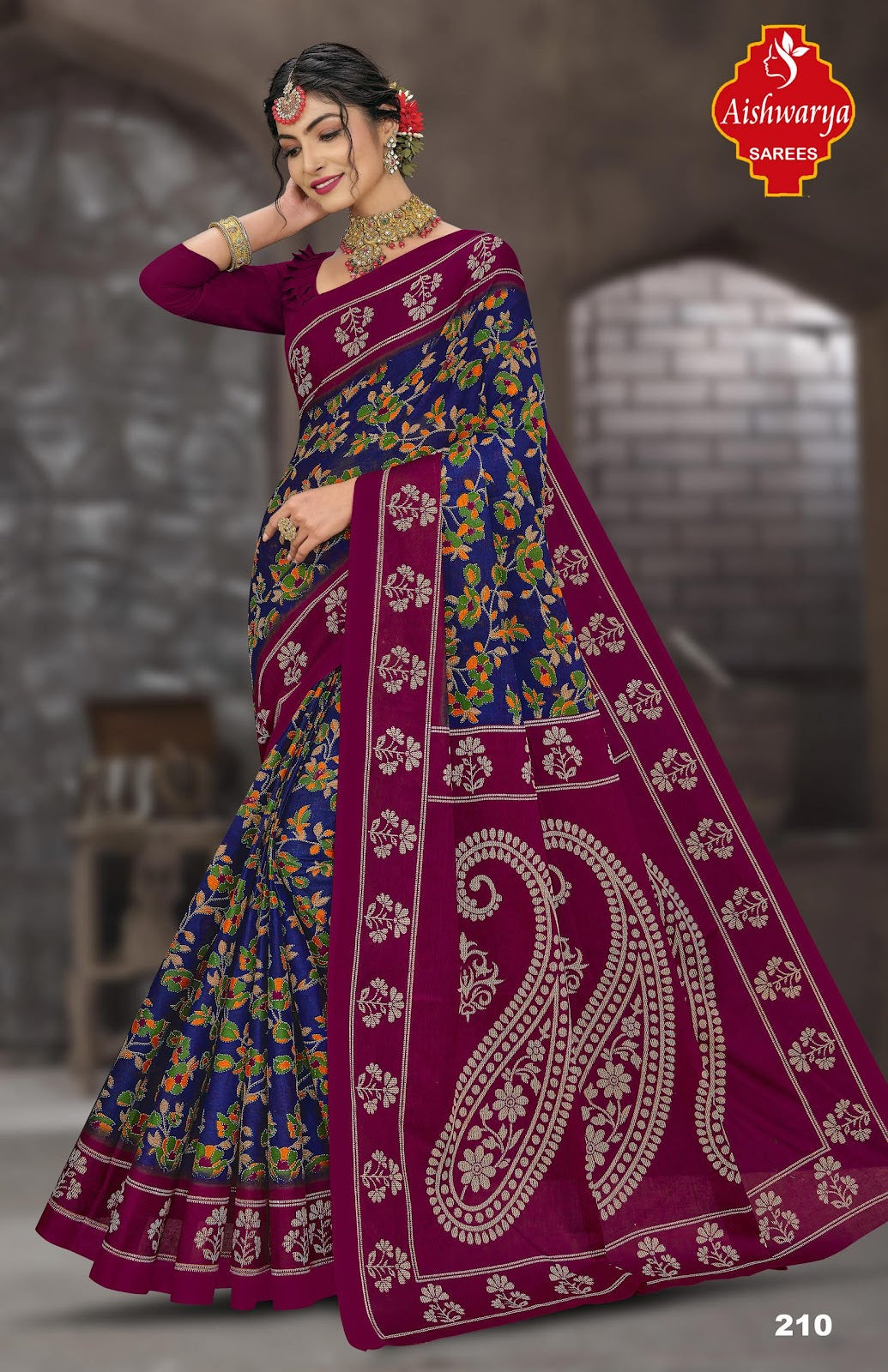 Mysore Masleen Vol 2 Aishwarya Cotton Sarees Supplier Gujarat