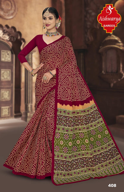 Mysore Masleen Vol 4 Aishwarya Cotton Sarees Supplier Ahmedabad