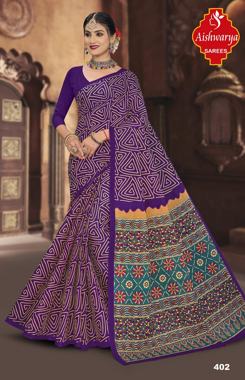 Mysore Masleen Vol 4 Aishwarya Cotton Sarees Supplier Ahmedabad