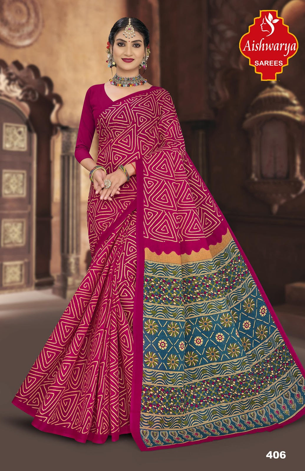 Mysore Masleen Vol 4 Aishwarya Cotton Sarees Supplier Ahmedabad
